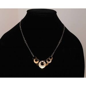 Rebecca Italy Multi Jeweled Circle‎ Necklace